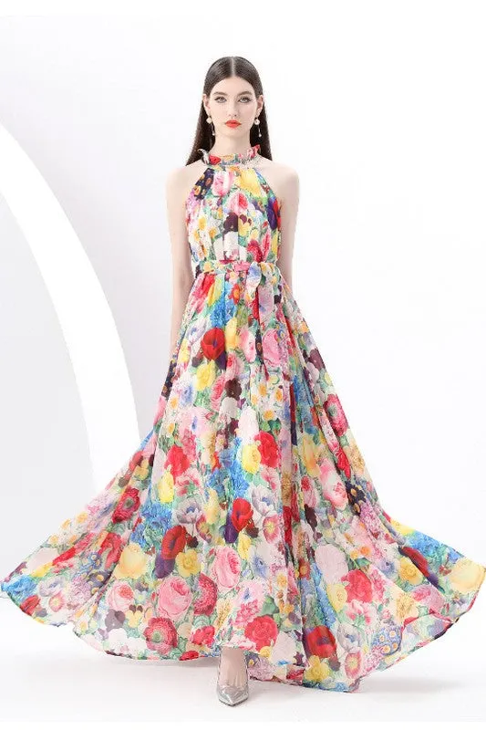 WOMEN FASHION LONG MAXI SUMMER DRESS