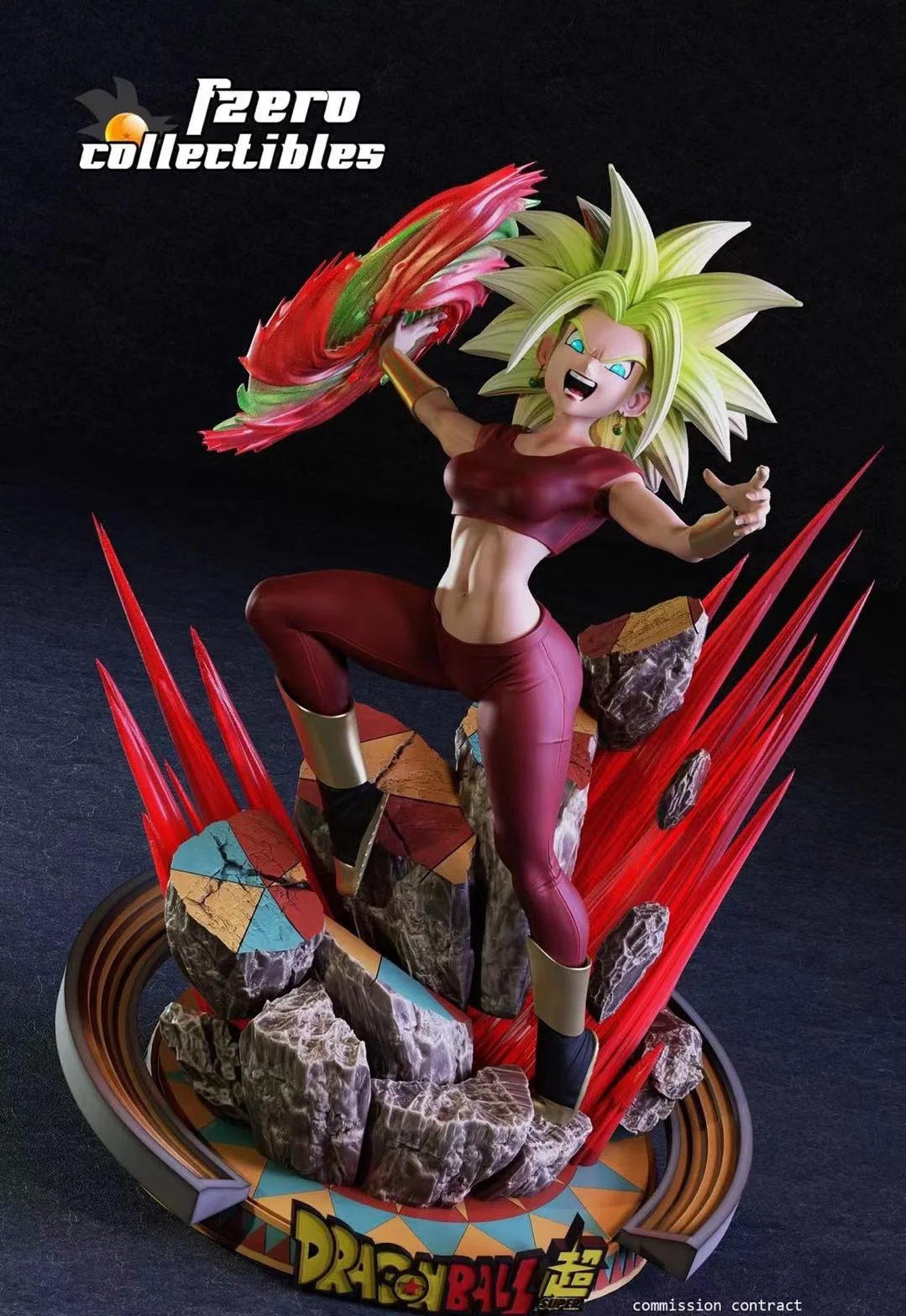 14 Scale Super Saiyan Kefla With LED - Dragon Ball Resin Statue - FZ  Studios [In Stock]