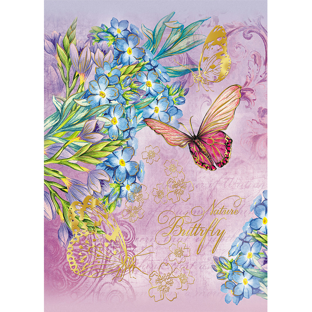 

Butterfly - Round Drill Diamond Painting - 30*40CM, 501 Original