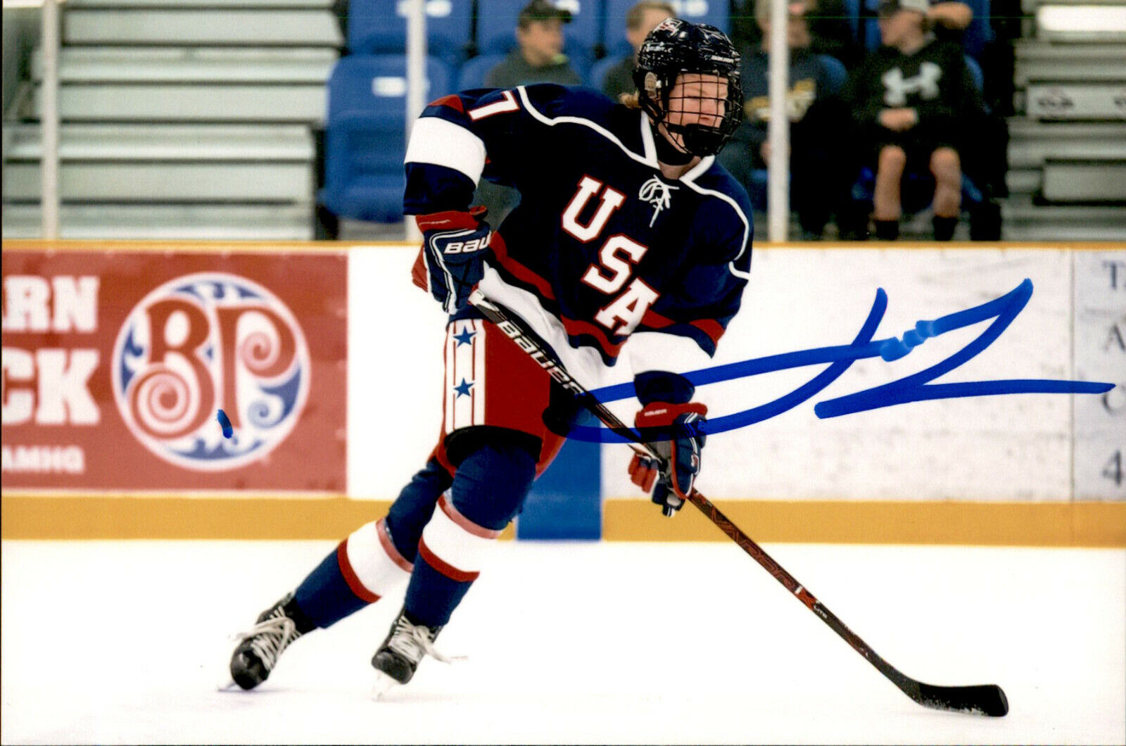 Jackson LaCombe SIGNED autographed 4x6 Photo Poster painting TEAM USA / ANAHEIM DUCKS