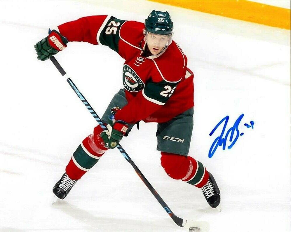 Minnesota Wild Jonas Brodin Autographed Signed 8x10 Photo Poster painting COA #3