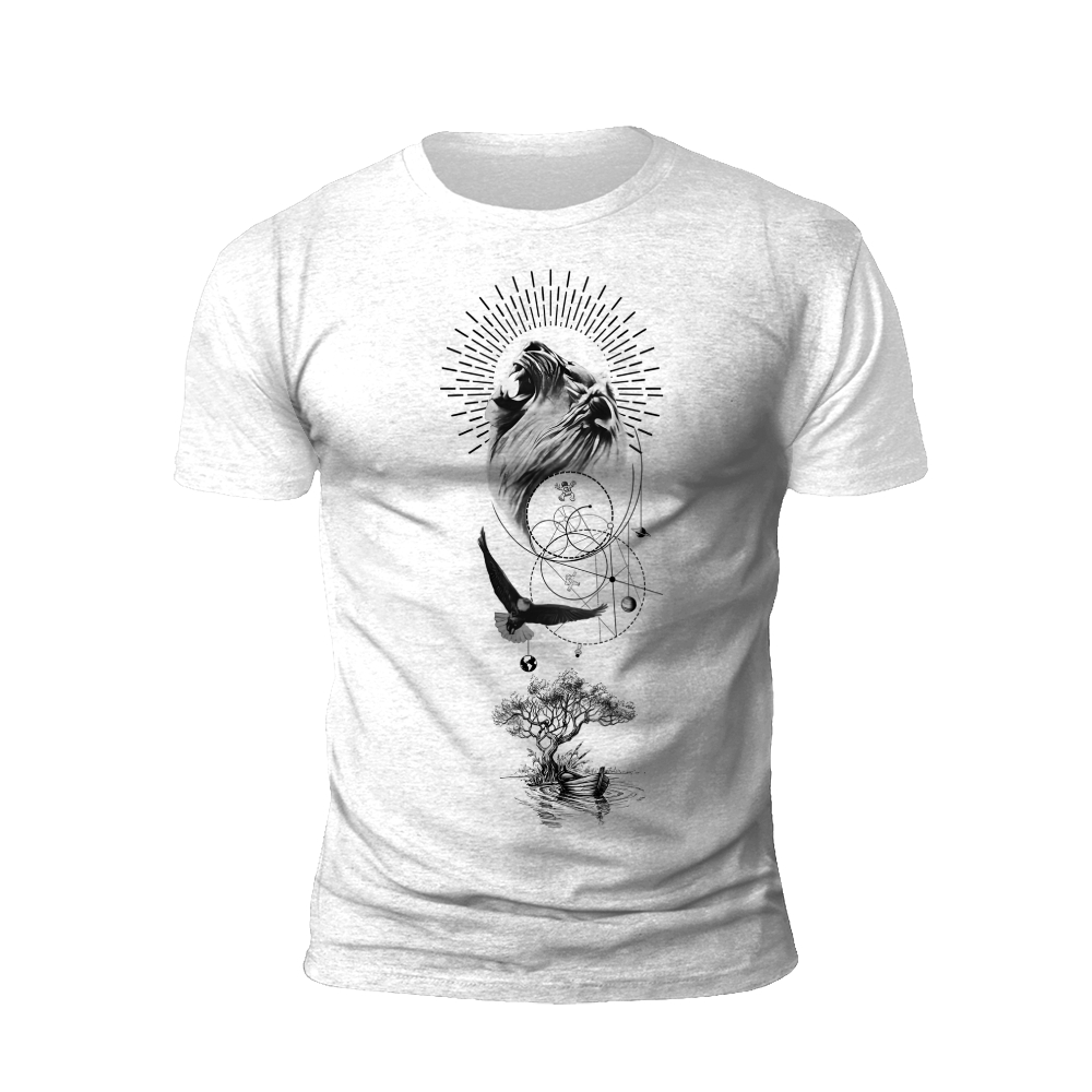 Cosmic Lion: The King of the Zodiac T-shirt