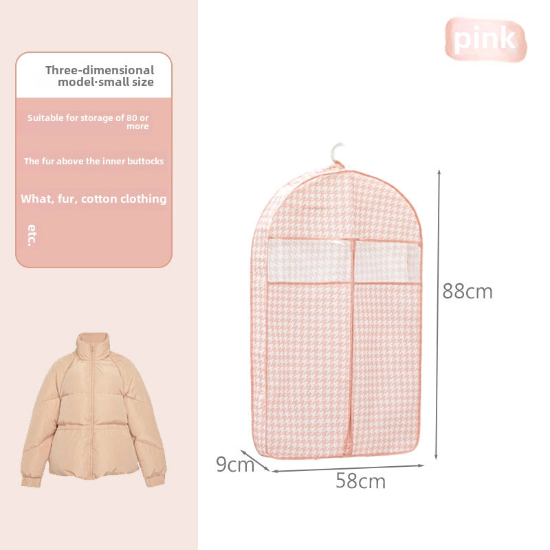 Clothes Dust Cover Coat Suit Cover Dust Bag Household Non-woven Breathable Storage Hanging Clothes Bag Dust-proof Clothes Cover