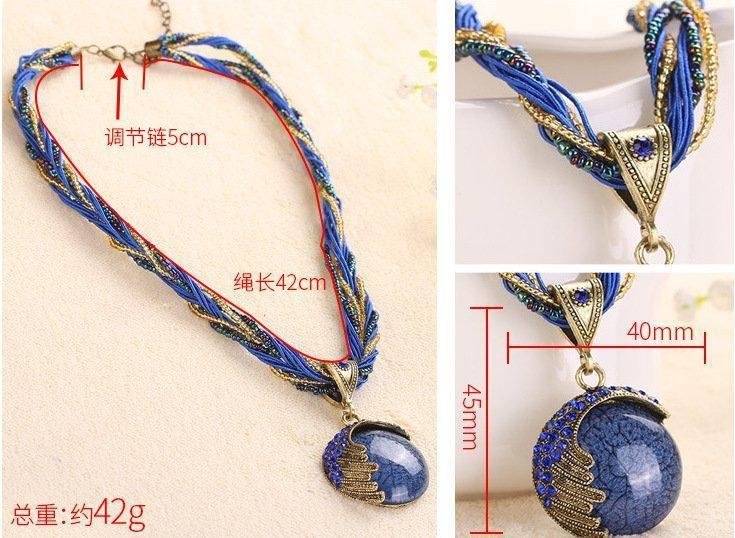 Daily/Beach Women's Clothes Chain Boho Tassel Long Necklace-elleschic