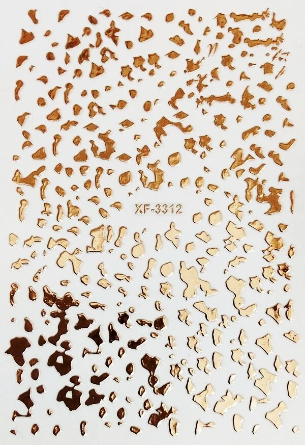 3D New Fashion Old English Font Manicure Design Black Nail Art Stickers Manicure Decal Stickers for Nails Decal Decoration-Nail Inspo