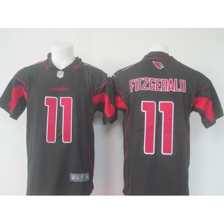 Men's  Arizona Cardinals #11 Larry Fitzgerald Black Limited Rush Stitched NFL Jersey