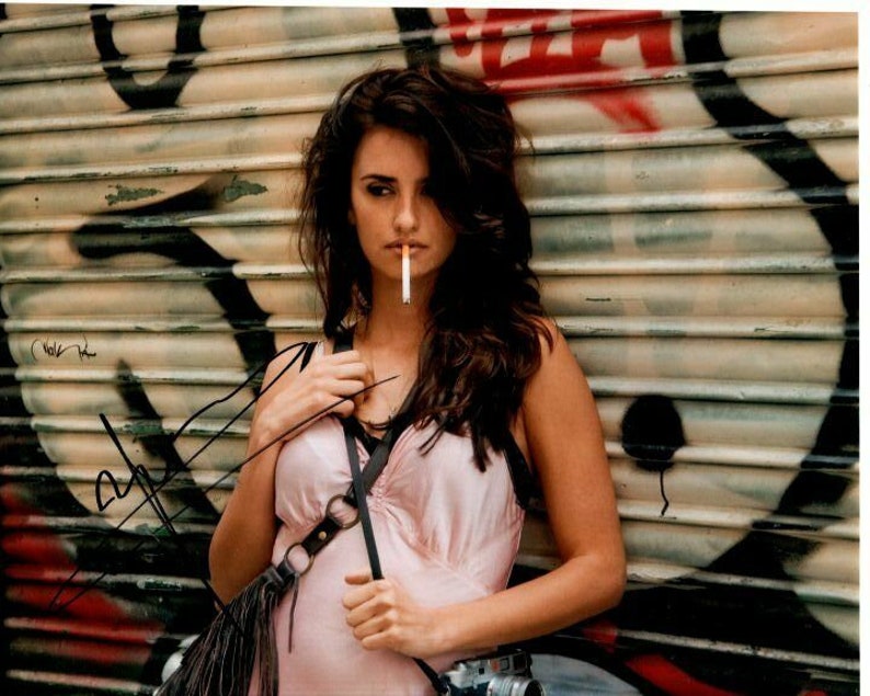 Penelope cruz signed autographed vicky cristina barcelona Photo Poster painting