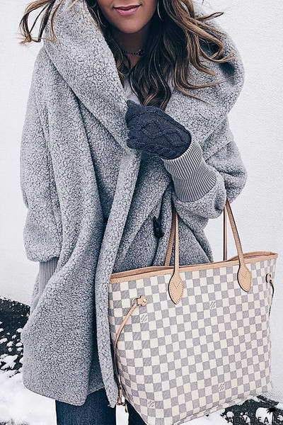 Soft Wide Collar Coat (3 Colors)