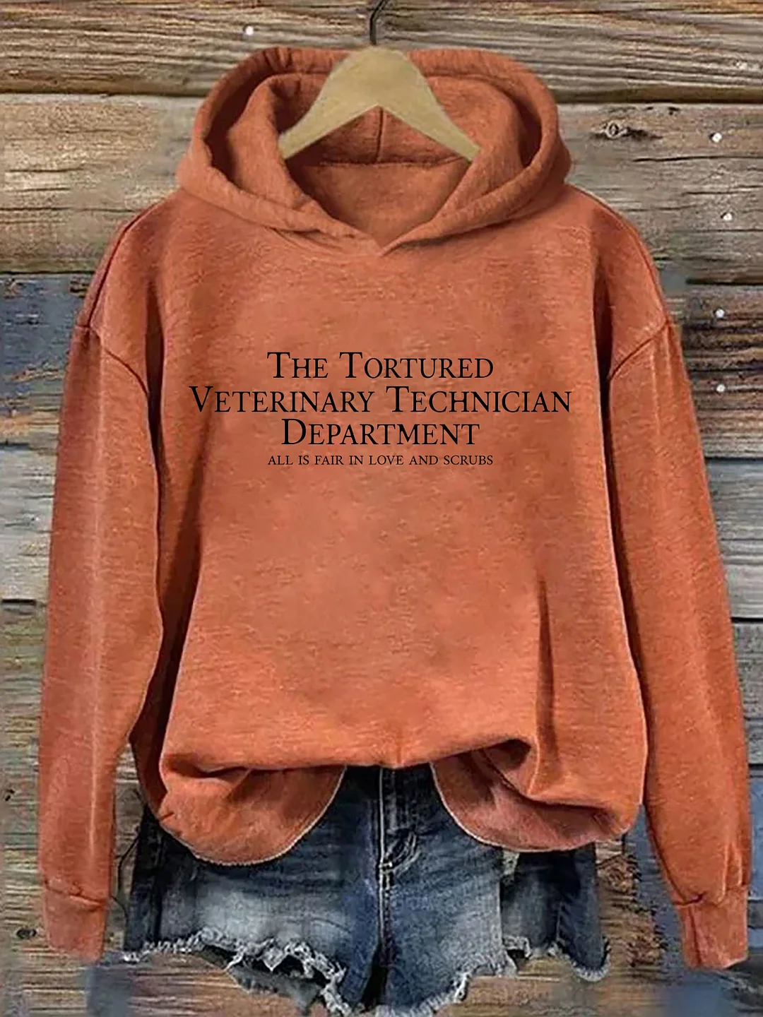 Tortured Veterinary Technician Department Hoodie