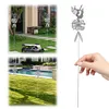 [US Local Warehouse] Dancing Fairy Dandelion Metal Stake Decoration for Indoor Outdoor Garde (Elf)