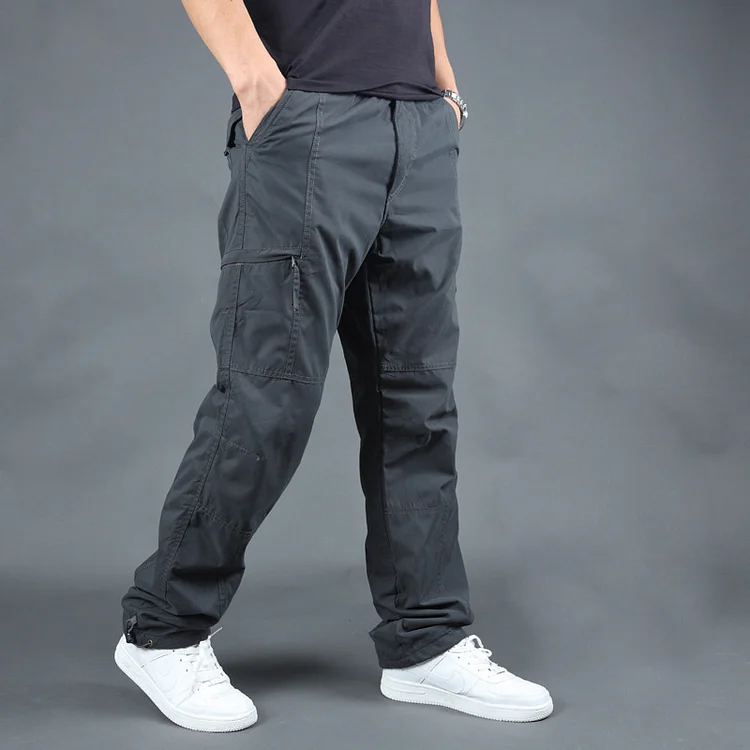 PASUXI Most Popular Autumn Winter Cargo Pants Multiple Pockets Trousers Men Hip Hop Harem Pants Sports Trouser Casual Jogger Sweatpants huanwei