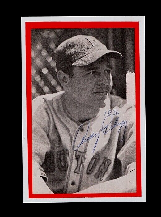 1936 ANDY PILNEY-BOSTON BRAVES AUTOGRAPHED PC ROOKIE Photo Poster painting(d.1996))