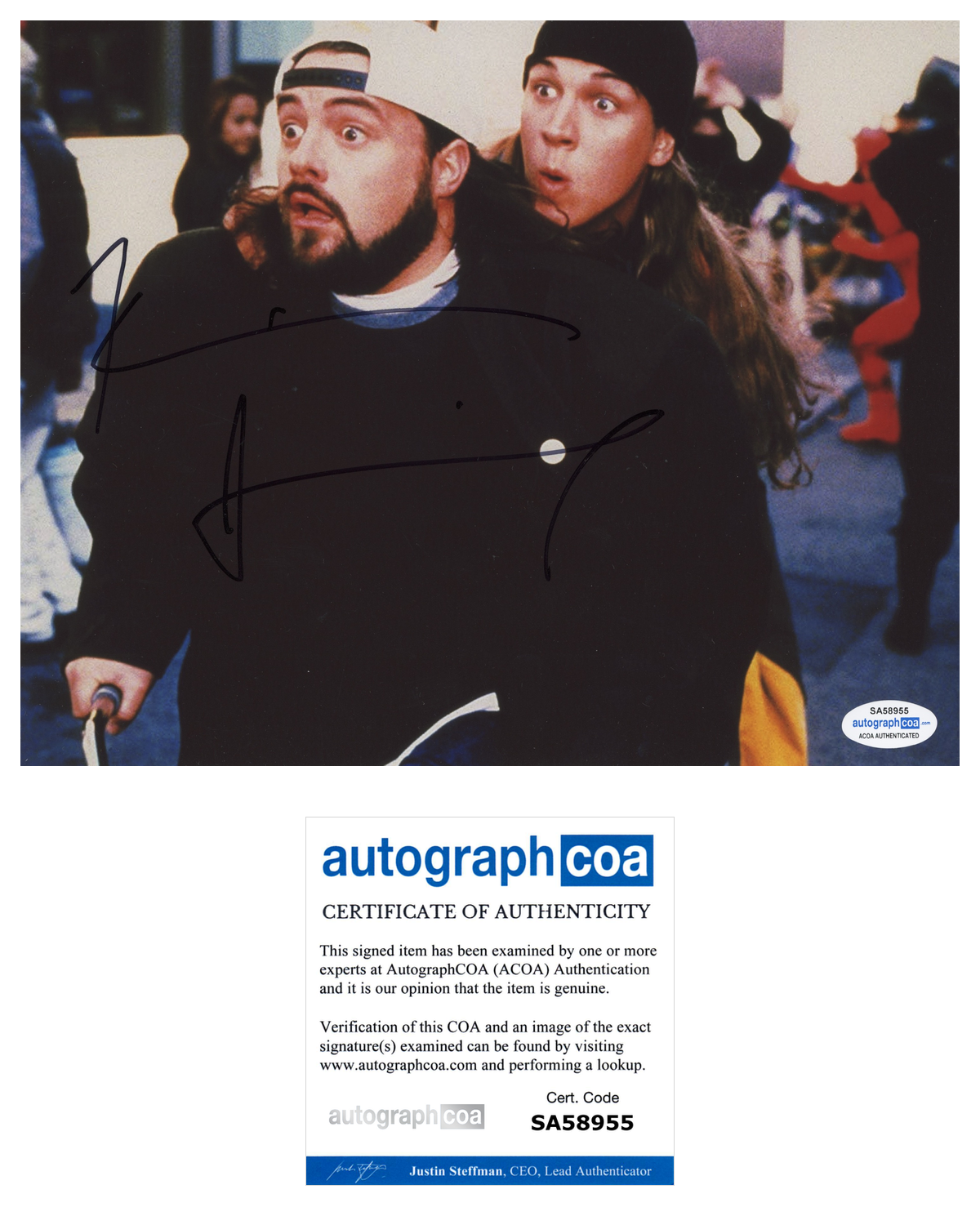 Kevin Smith Signed Autographed 8x10 Photo Poster painting Clerks Jay & Silent Bob ACOA COA