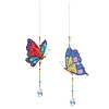 2pcs/set Crystal Sun Catcher Double-sided Diamond Painting Pendant Rainbow Chaser Hanging Kits