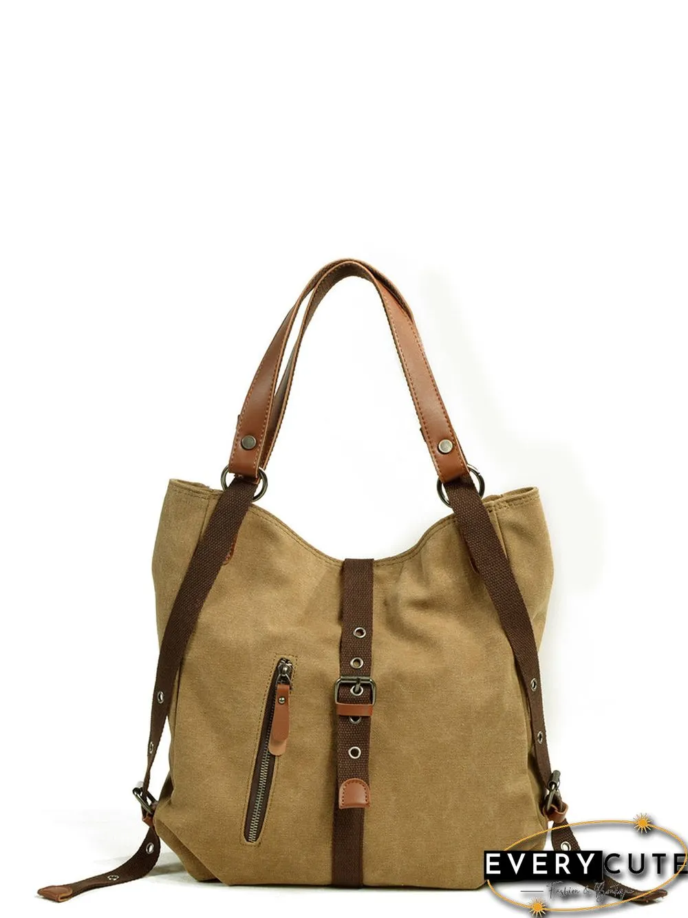 Women Casual Canvas Shoulder Bag Backpack