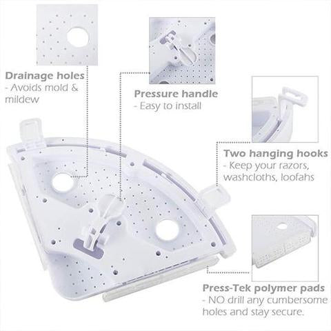 Corner Storage Holder Shelves door corner shelf