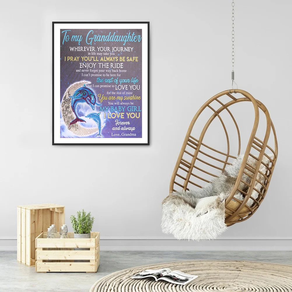 Diamond Painting - Special Shaped Drill - Love Rose(40*50cm)