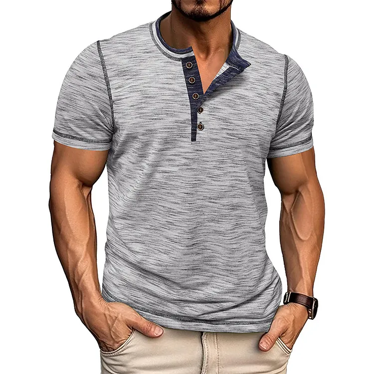 T-shirt casual da uomo a maniche corte