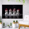 Snowman - Full Round Diamond Painting(40x50cm)