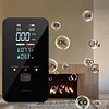 4-in-1 Portable Carbon Monoxide Alarm with Digital Display Plug-in Carbon Monoxide Detector Temperature and Humidity Monitor for Travel Home Hotel Camping RV