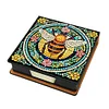Bee Leather Diamond Painting Memo Pad Holder Mosaic Kit for Adults Beginners
