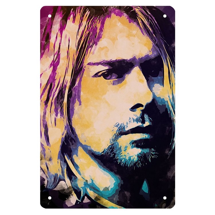 【20*30cm/30*40cm】Kurt Cobain - Vintage Tin Signs/Wooden Signs