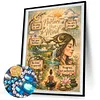 Mindfulness Affirmation Art-Partial Special Shaped Diamond Painting 30*40CM