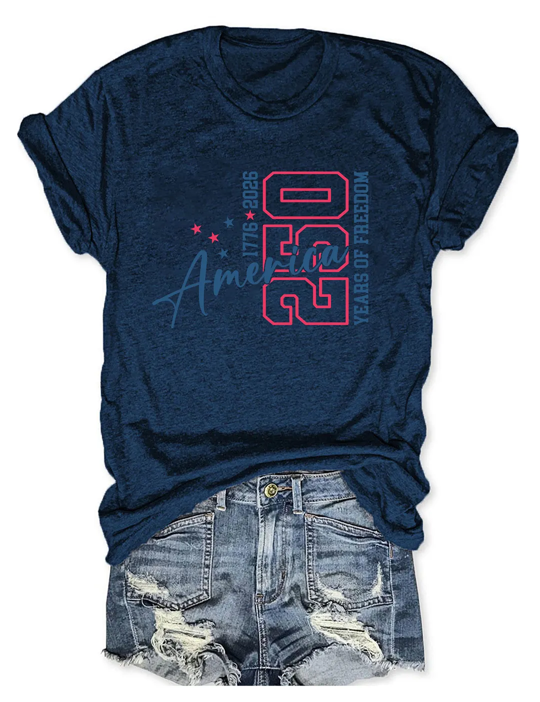 250 Years Of Freedom America 1776-2026 T-shirt