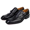 Men's Business Oxford Double Monk Shoes -Dress Shoes