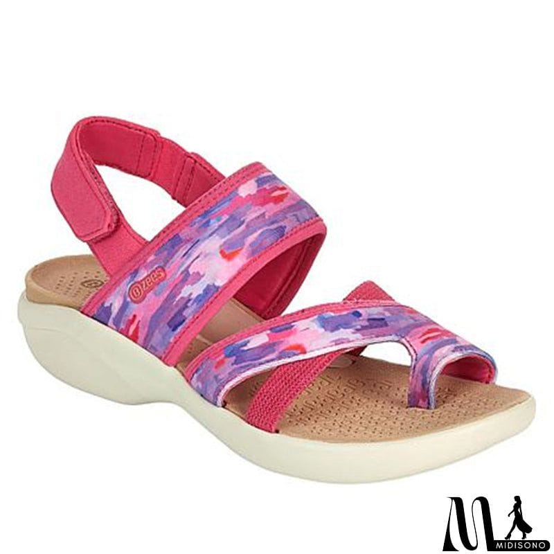 MidiSono - Women's Comfy Large Size Soft Spring Summer Beach Sandals