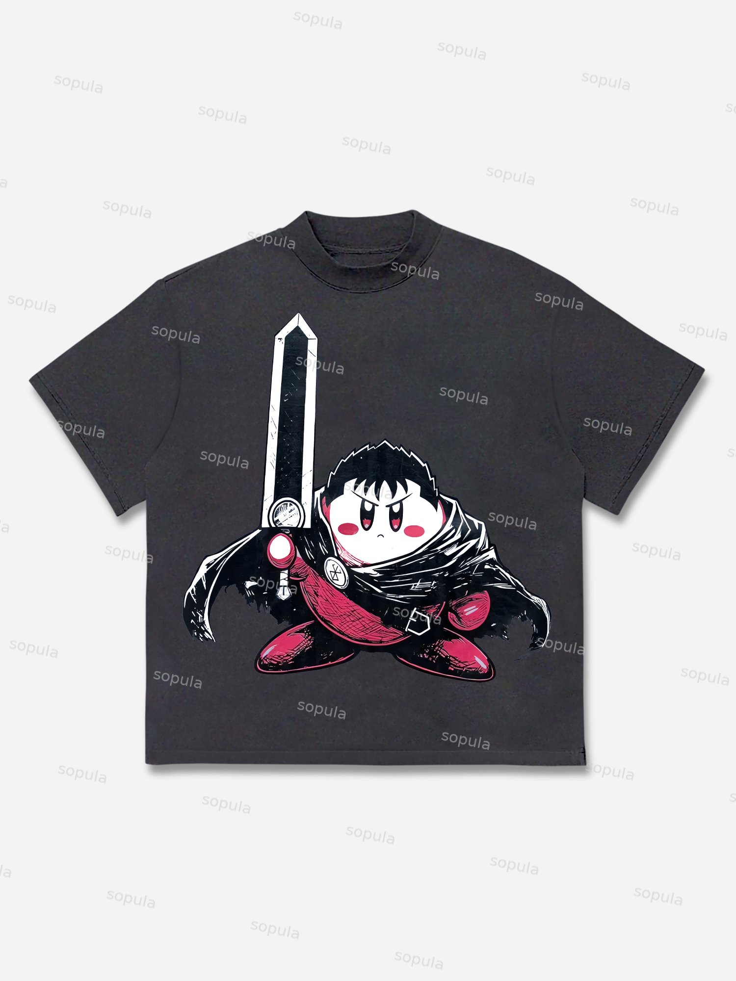 Street Cartoon Ip Graphic Cotton T-shirt - SOPULA