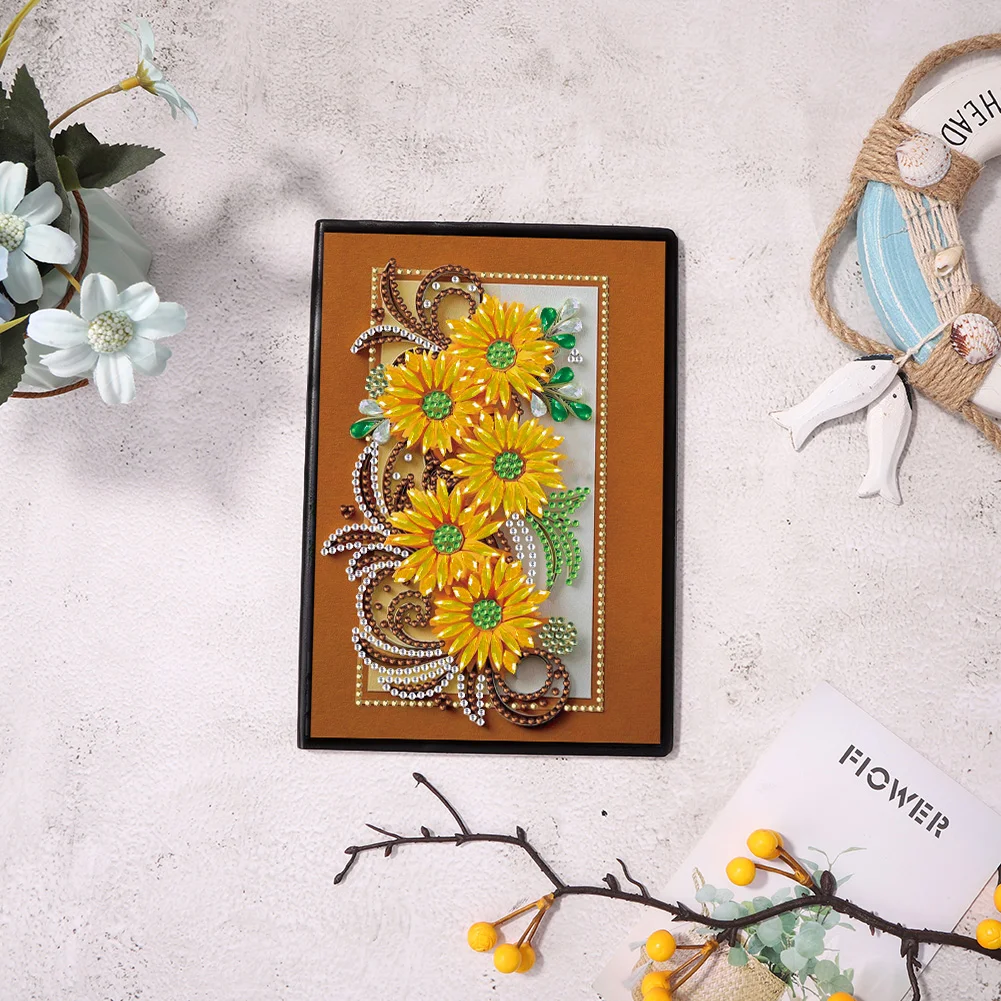 Special Shaped Diamond Painting 50 Pages A5 Notebook DIY Sketchbook【No Strip】