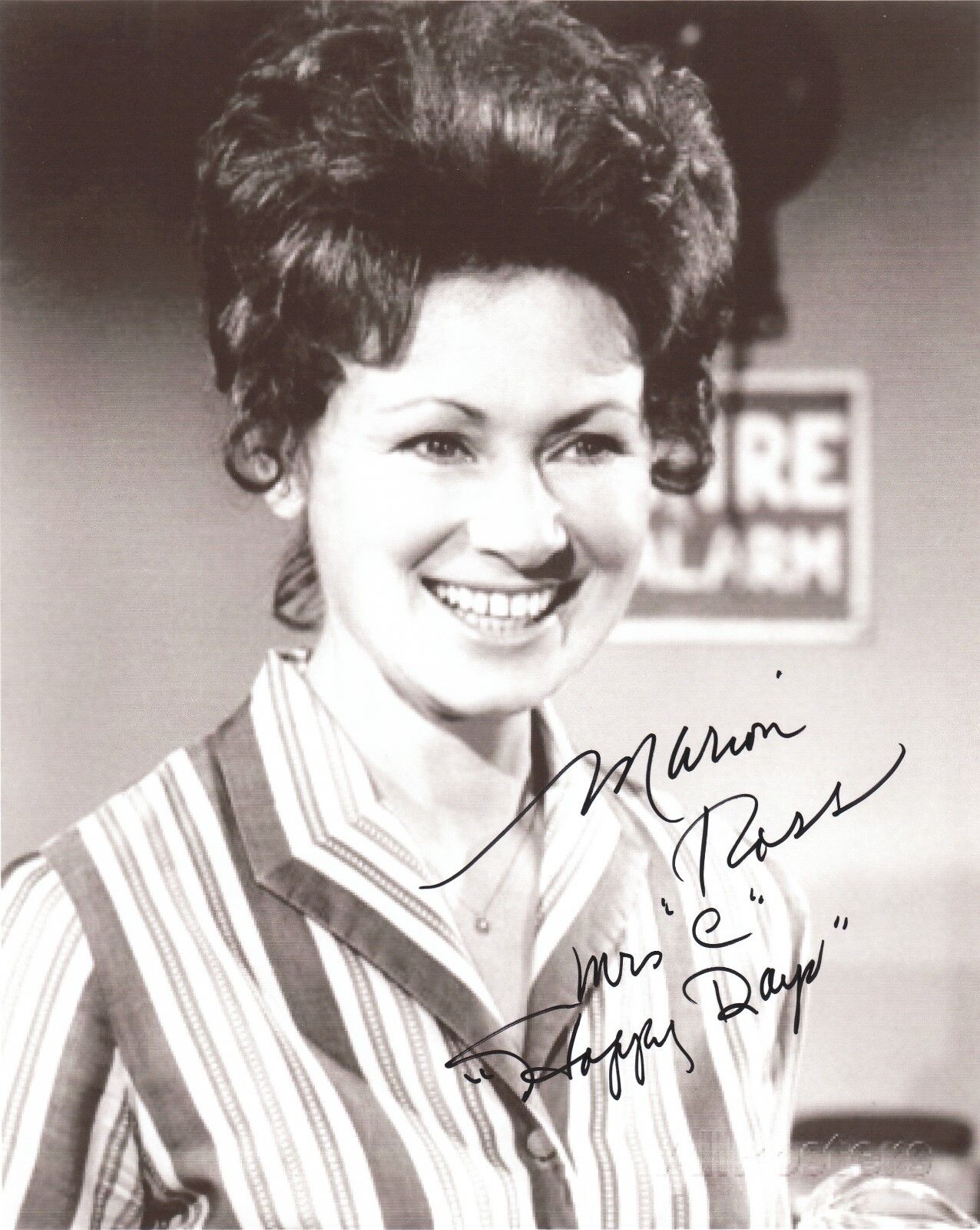 Marion Ross 'Happy Days' Autographed 8x10 Photo Poster painting