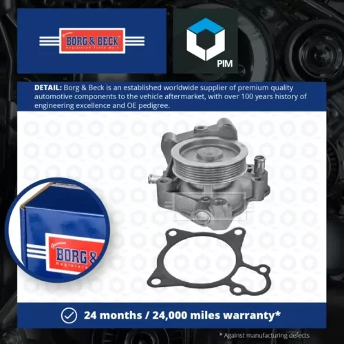 Dronehint Water Pump fits FIAT DUCATO 250 3.0 2009 on Coolant B&B 504102572 504248581 New Parts