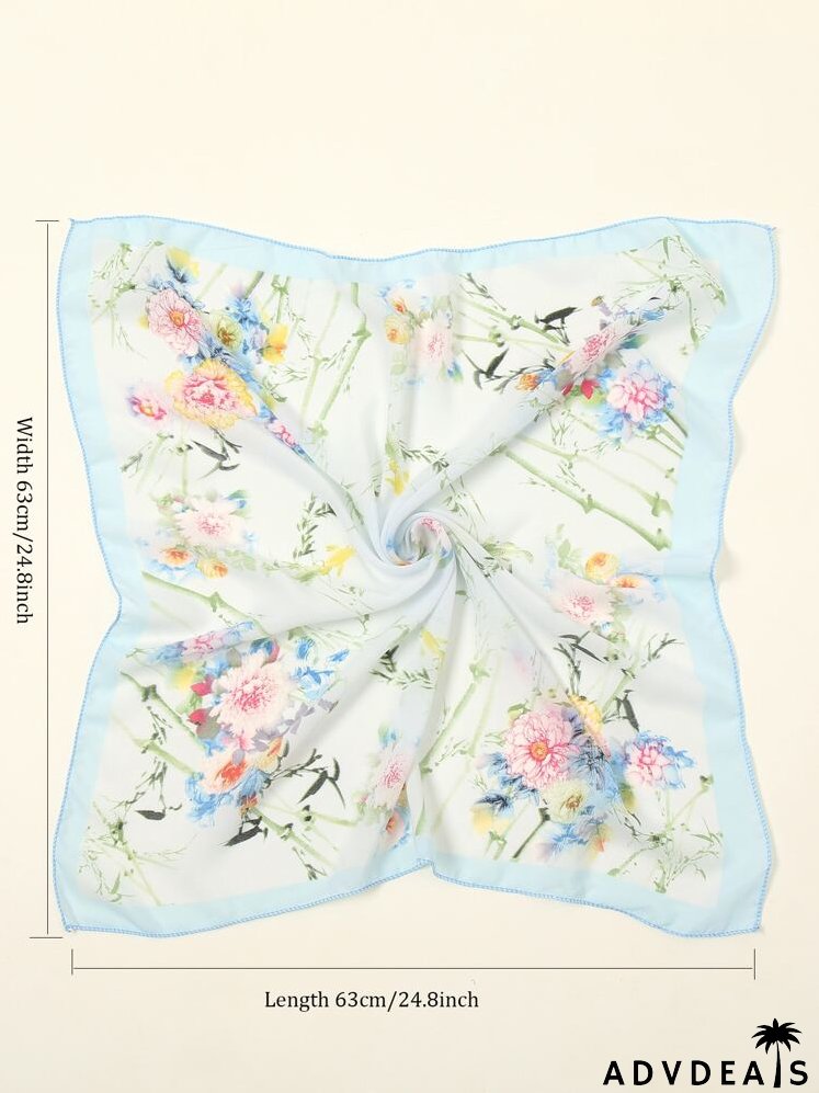 Flower Print Bandana