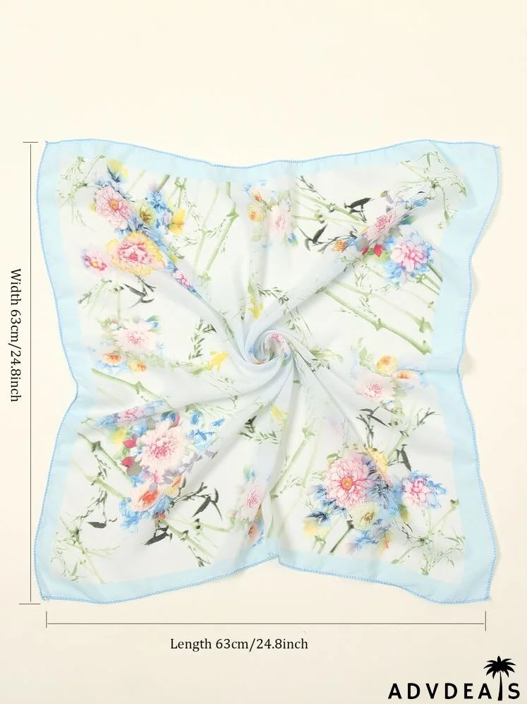 Flower Print Bandana