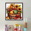 Sunflower Fruit Box-11CT Stamped Cross Stitch 40*40cm/15.75*15.75in