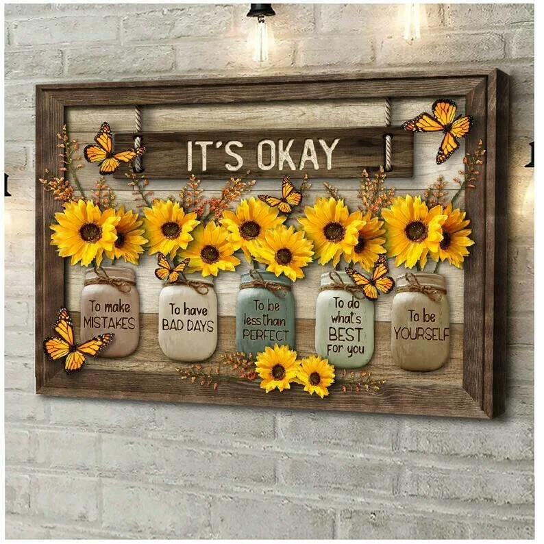 🦋Butterfly Sunflowers Wall Art🌻-Buy 1 Get 1 Free Now🔥