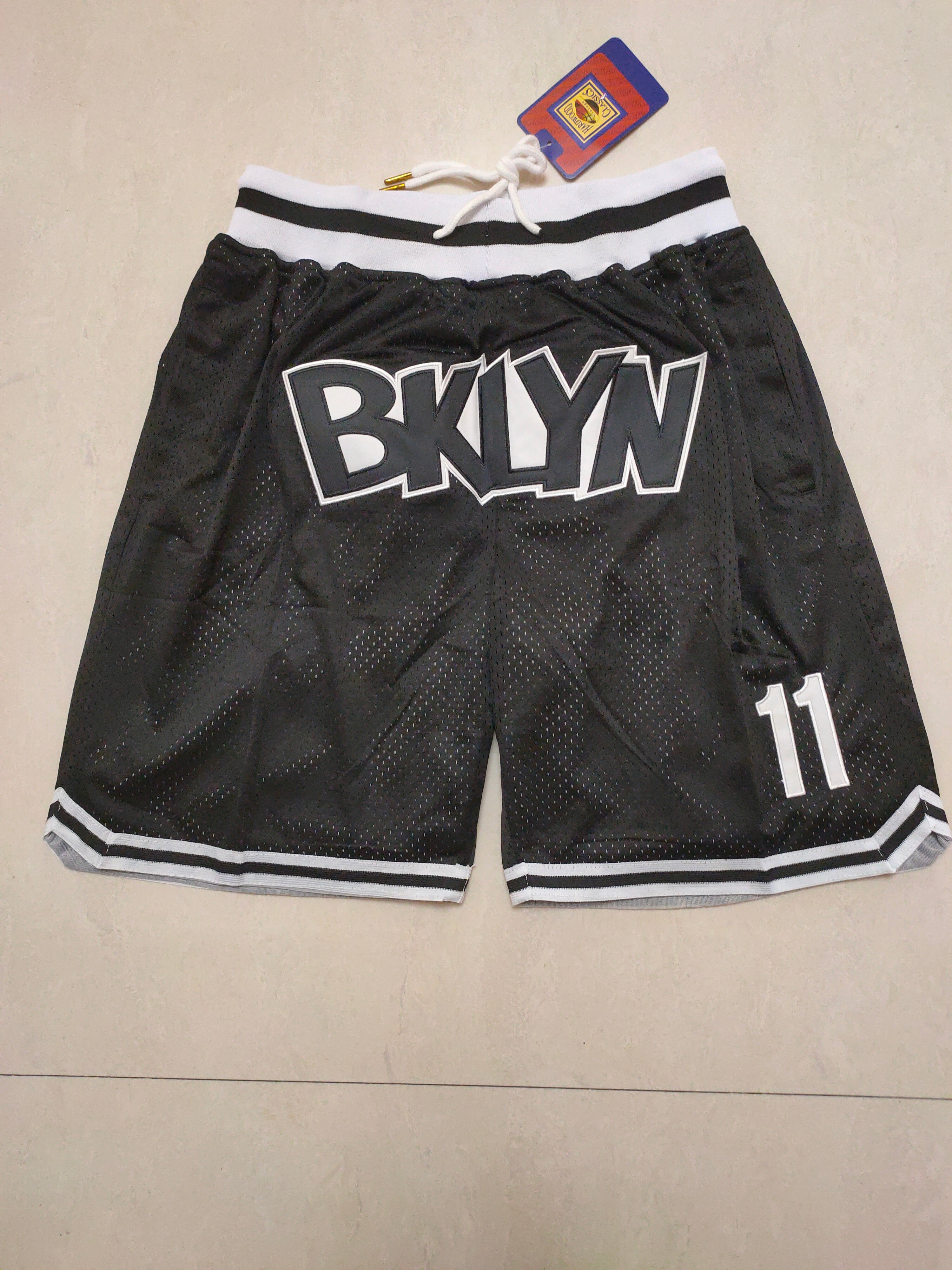 Brooklyn Nets black size 11 pocket pants mysite