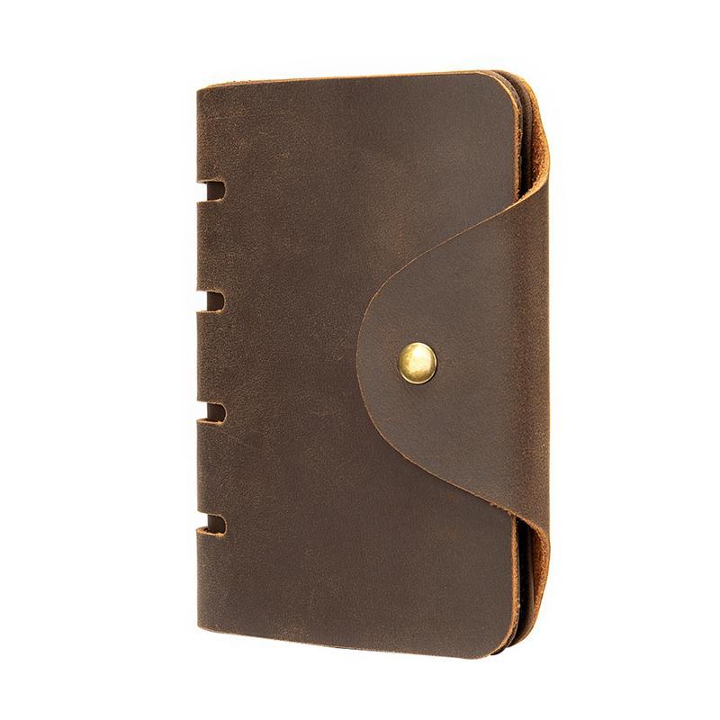Durable RFID Blocking Vintage Leather Short Wallets