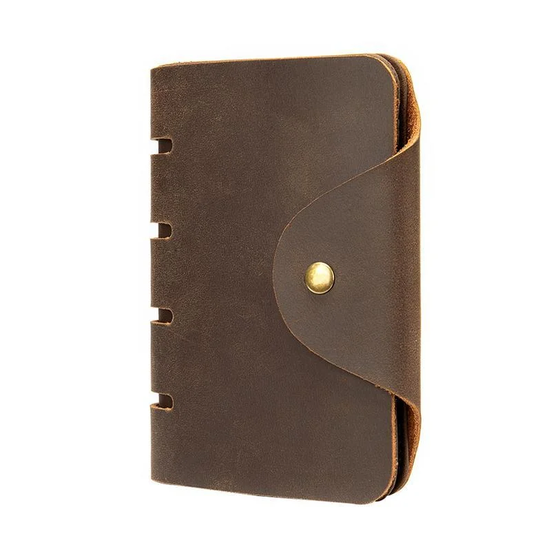 Durable RFID Blocking Vintage Leather Short Wallets