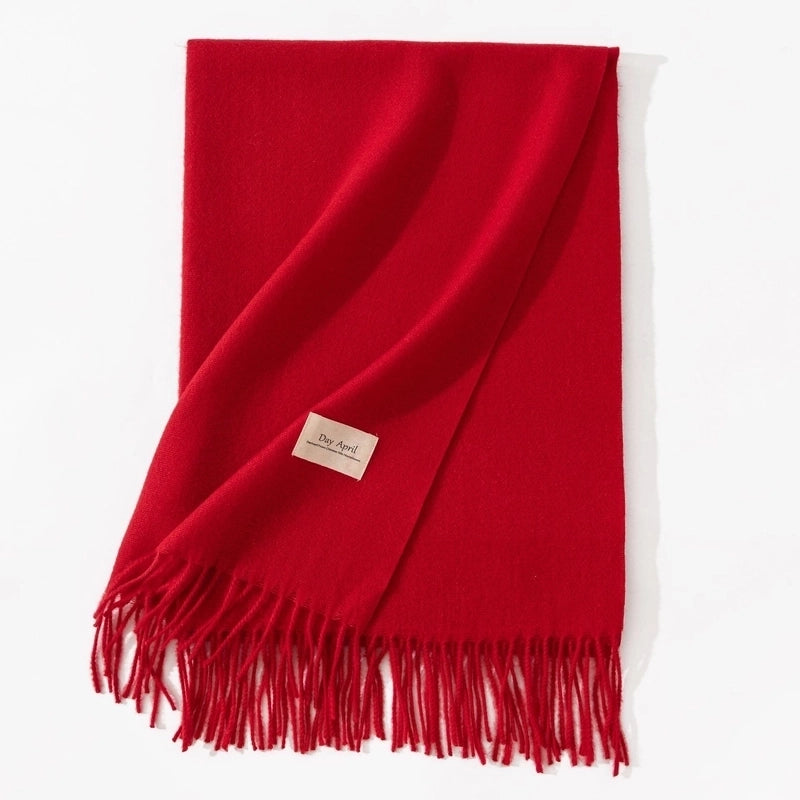Scarf Winter Warm Windproof Shawl Women’s High-end Korean Style Women’s Cashmere Scarf
