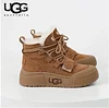 UGG&reg; 2024 Novas botas femininas imperme&aacute;veis ​​antiderrapantes com forro de l&atilde; de algod&atilde;o