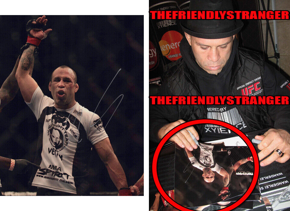 WANDERLEI SILVA signed Autographed UFC