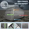 [US Local Warehouse] 420D Oxford Fabric Travel Trailer RV Cover Anti- Trailer Cover for Winter Snow