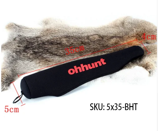 ohhunt® Rifle Scope Cover 4.2x30'' 4.2x35''5x30''5x35''6x39'' Neoprene Protective Bag