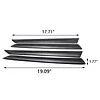 Xotic Tech Interior Side Door Panel Strip Cover Trim, Carbon Fiber Pattern, Compatible with Honda Accord Sedan 10th Gen 2018-2022