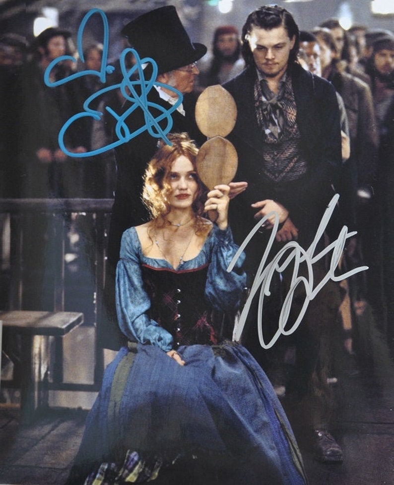 LEONARDO DiCAPRIO & Cameron Diaz Gangs Of New York 8x10 wCOA