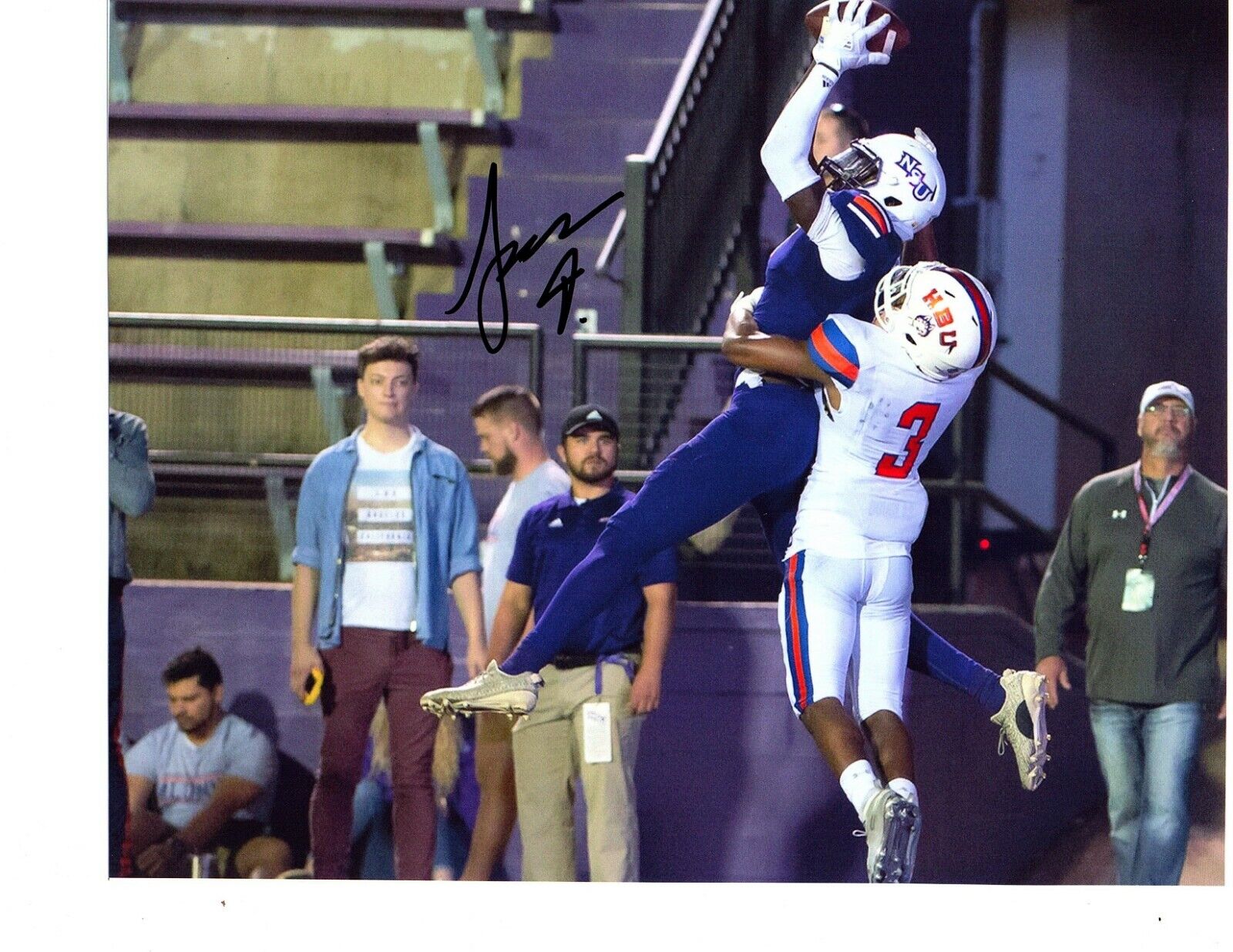 Jazz Ferguson Northwestern State Demons signed autographed 8x10 football Photo Poster painting c