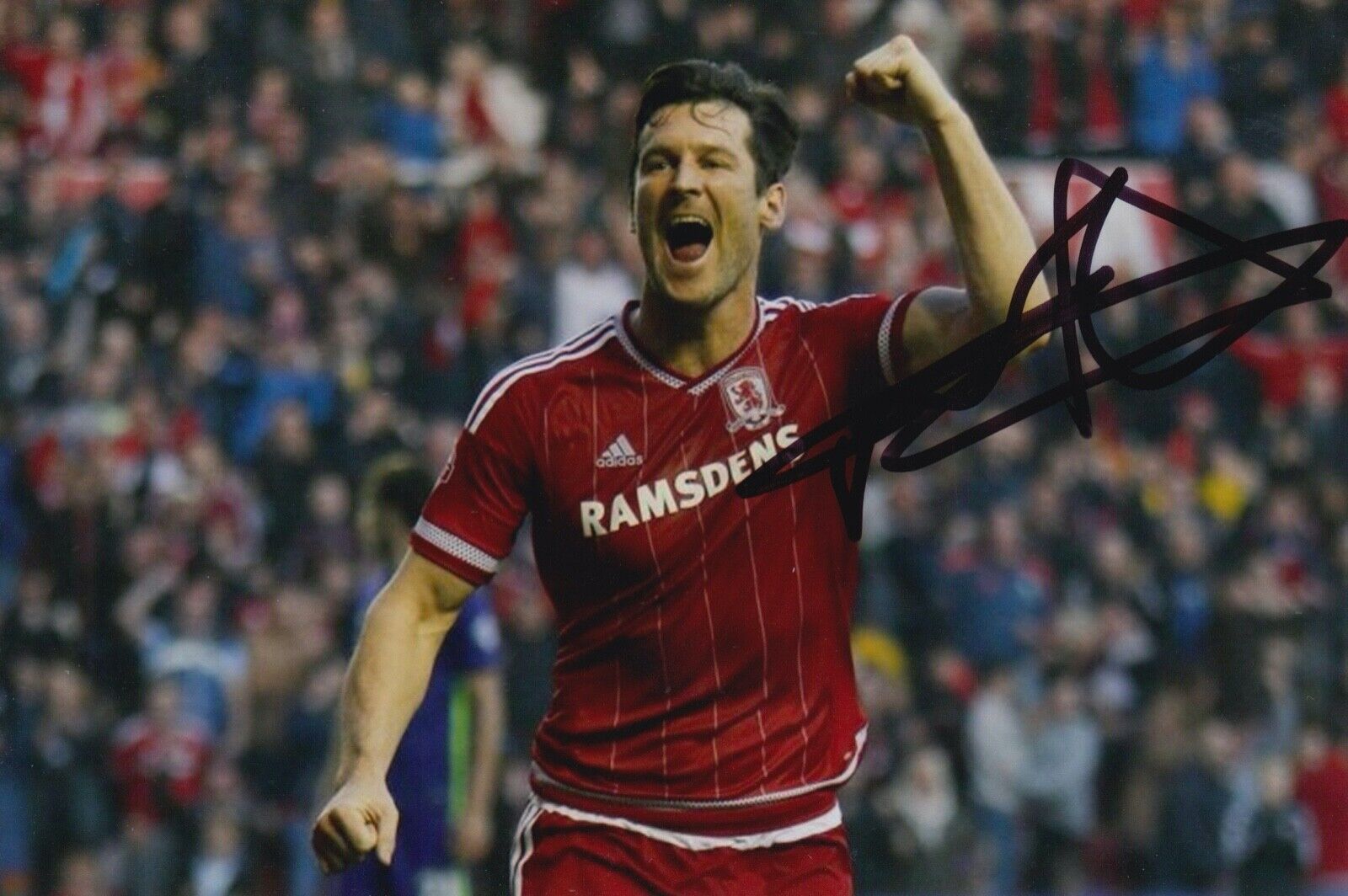 DAVID NUGENT HAND SIGNED 6X4 Photo Poster painting - FOOTBALL AUTOGRAPH - MIDDLESBROUGH 4.